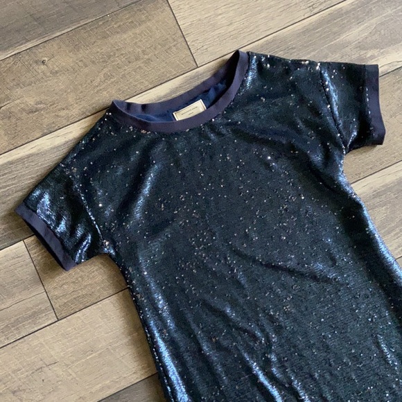 Anthro Moulinette Soeurs Sequin Easy Fit Shift Dress - Picture 8 of 16